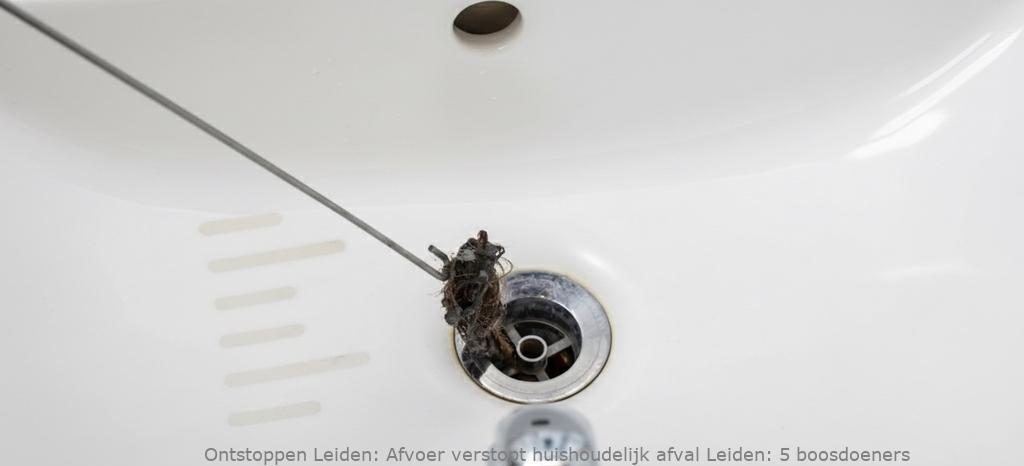 Afvoer verstopt huishoudelijk afval Leiden: 5 boosdoeners