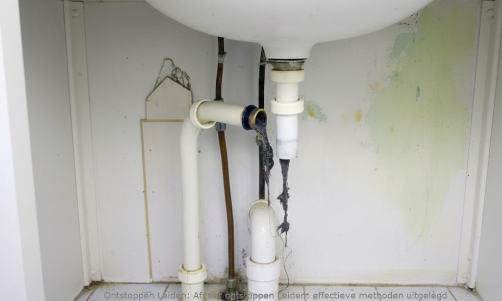 Afvoer ontstoppen Leiden: effectieve methoden uitgelegd