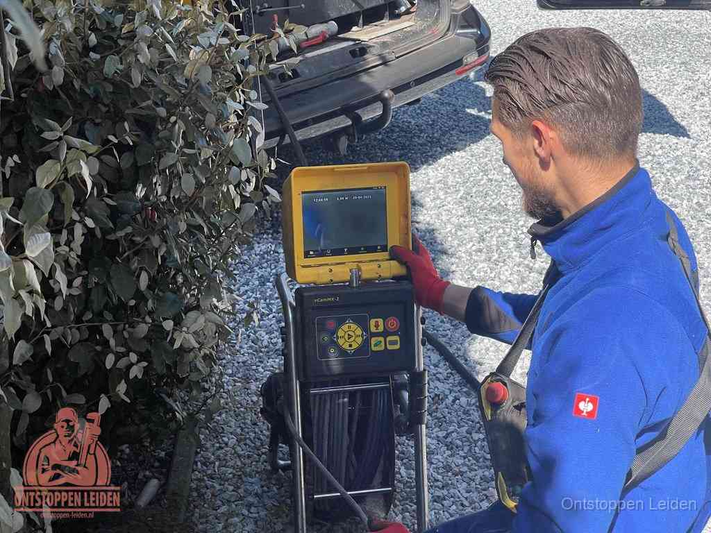 Rioolinspectie met camera in Leiden