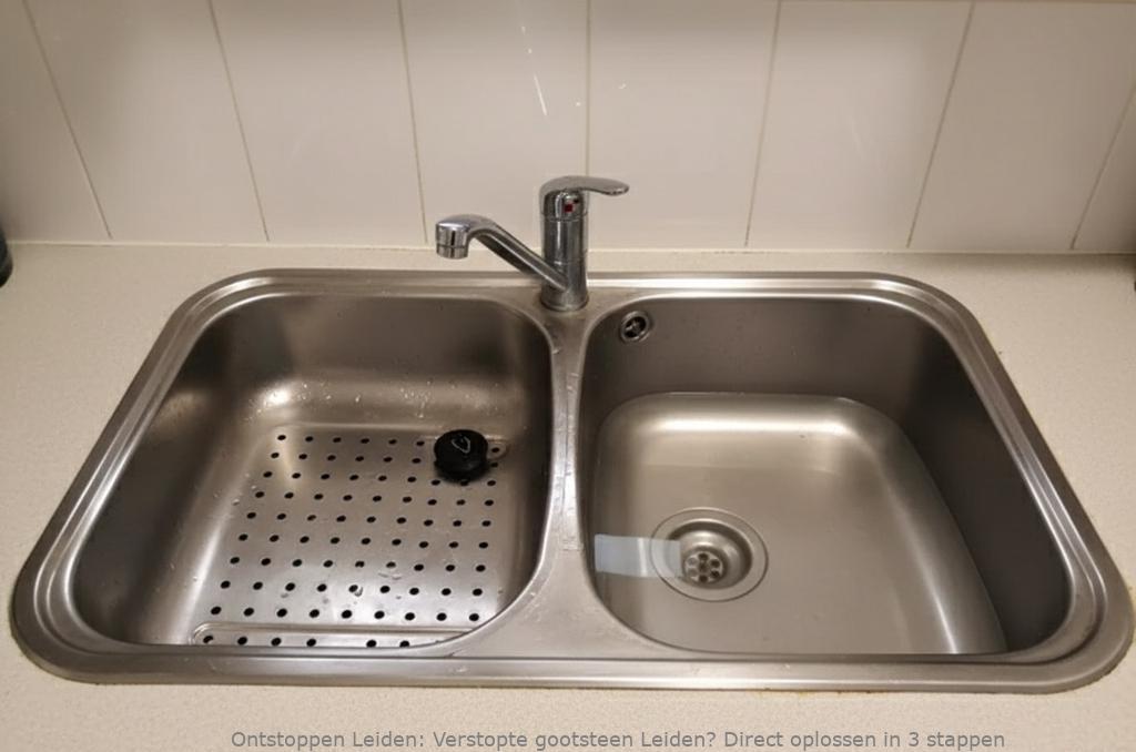 Verstopte gootsteen Leiden? Direct oplossen in 3 stappen
